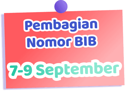 Pembagian Nomor BIB - 7-9 September